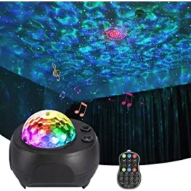 Star Projector, Galaxy Projector Night Light Projector, with Remote Control Bluetooth Music Speaker&Timer, Starry Light Projector for Kids Adults Bedroom Gaming Room Theater Decoration